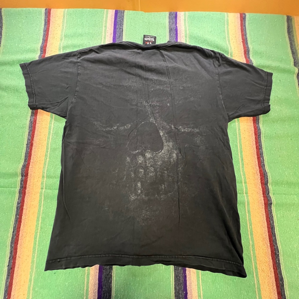 WWE T-Shirt Mens L Black Been There Destroyed That Skull Graphic 2002 Vintage
